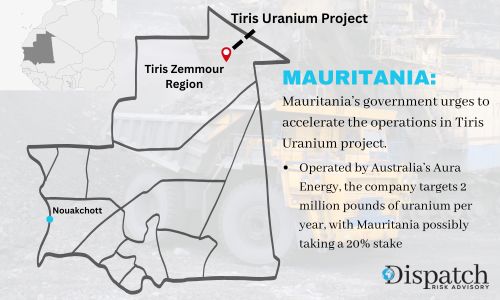 Mauritania Tiris Uranium